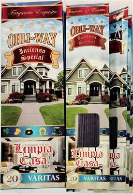 Limpia Casa - Ohli~Way Incienso Special (12 flat hangable packets)