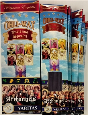 7 Archangels - Ohli~Way Incienso Special (12 flat hangable packets)