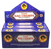 Pure Nag Champa - Masala Incense Sticks (12/Box)