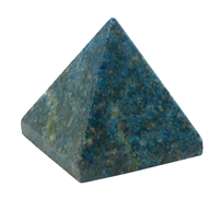 Blue Quartz Pyramid 1"