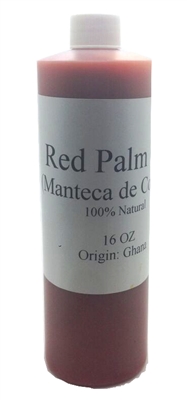 Red Palm Oil 16 OZ from Ghana, 100% Natural