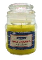 Satya Nag Champa Candle 3 oz WW JAR (Small)