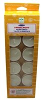 Satya Tea Light Scented Candle - Sandalwood - Pack of 12