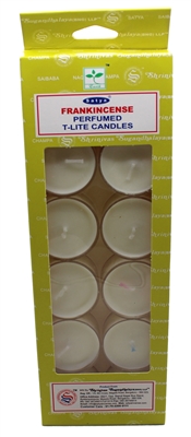 Satya Tea Light Scented Candle - Frankincense - Pack of 12