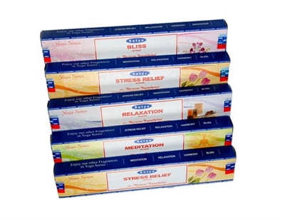 Satya Nag Champa Yoga Series 15 grams (Dozen)