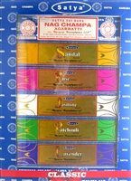 Satya Variety Pack 12 Incense Sticks