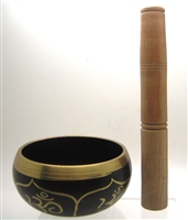 Tibetan Singing Bowl OM Design