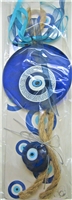 Evil Eye - Evil eye with Divination circle and Yarn harness Amulet/Charm 10"