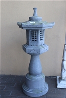 Oriental lawn lantern tower solar powered Model-130036