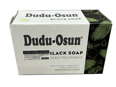 Dudu Osun Black Soap by Tropical Naturals, Imported directly from Nigeria