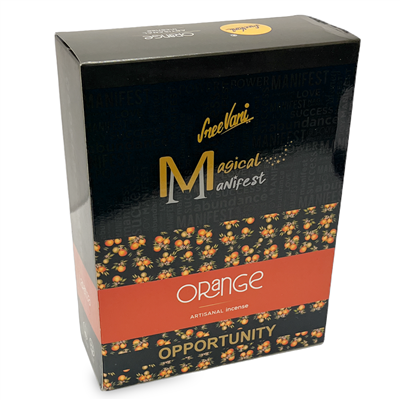 Sree Vani Manifest - Orange [Opportunity] - Artisanal Incense Sticks