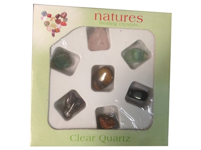 Set of 7 Assorted Stones - Tumbled (Nature â€‹Healing Crystal)