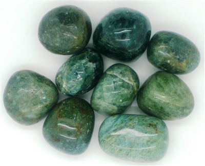 Tumbled Blue Apatite Stones - 1 Pound