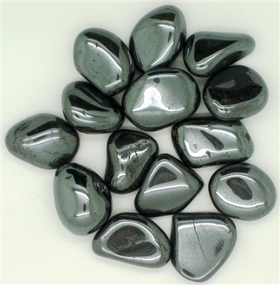 Tumbled Hematite Stones - 1 Pound