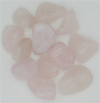 Tumbled Rose (Pink)Quartz Stones - 1 Pound