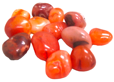 Tumbled Carnelian Stones - 1 Pound