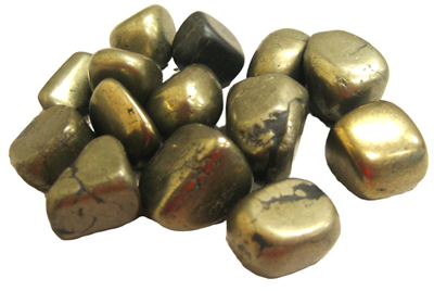 Tumbled Pyrite Stones - 1 Pound