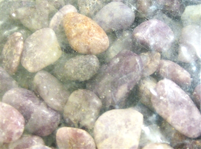 Tumbled Lepidolite Stones (Smaller chunks) - 1 Pound