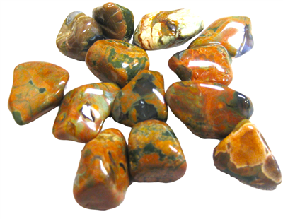 Tumbled Rhyolite Stones - 1 Pound