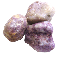 Tumbled Lepidolite Stones (Larger chunks) - 1 Pound