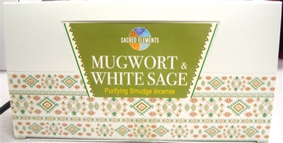 Sacred Elements Incense Sticks - Mugwort & White Sage