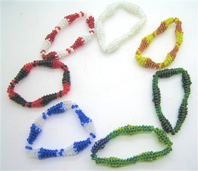 Ide/Ilde Semi-elastic Santeria Bead Bracelet, Small (Single Piece), Made in Venezuela
