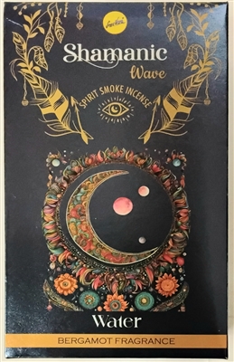 Water Bergamot - Sree Vani Shamanic Wave 6" Thick Malasa Incense