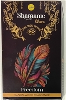 Freedom Sandalwood Fragrance - Sree Vani Shamanic Wave 6" Thick Malasa Incense