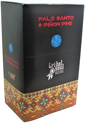 Tribal Soul - PALO SANTO + PINON PINE - Incense Smudge Sticks (Box of 12 Packs)