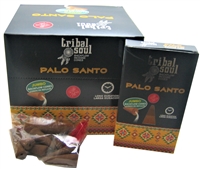 [Backflow] Tribal Soul - PALO SANTO - Jumbo Backflow Dhoop Cones (Box of 12 Packs x 10 cones each)