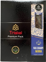 Triskel Naturally Line - Nag Champa Mirra - (Box of 12 packs of 9 sticks)