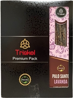 Triskel Naturally Line - Palo Santo Lavanda - (Box of 12 packs of 9 sticks)