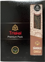 Triskel Naturally Line - Sandalo Canela - (Box of 12 packs of 9 sticks)