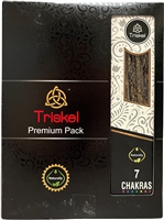 Triskel Naturally Line - 7 Chakras - (Box of 12 packs of 9 sticks)