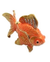 Goldfish w/ jewels 2.5" trinket. TRNK-2970