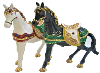 Horse w/ jewels 4.5" trinket. TRNK-4212