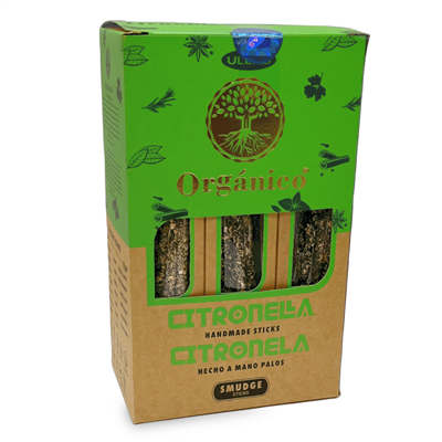 ORGANICO Incense Smudge Stick - Citronella