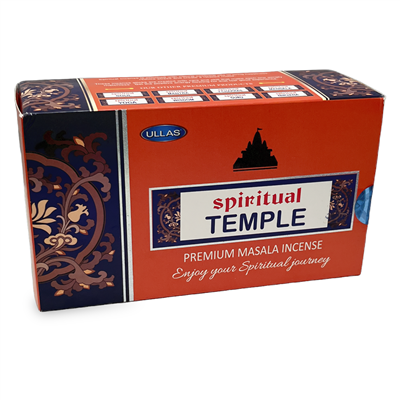 ULLAS, Spiritual Temple, Incense Sticks (15 gm x 12)