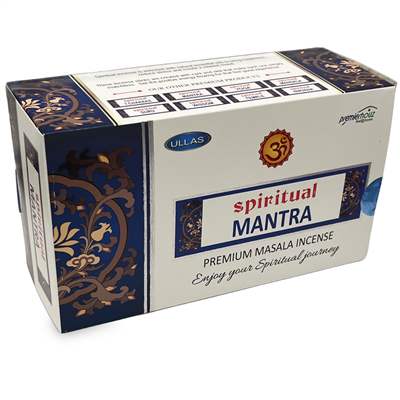 ULLAS, Spiritual Mantra, Incense Sticks (15 gm x 12)