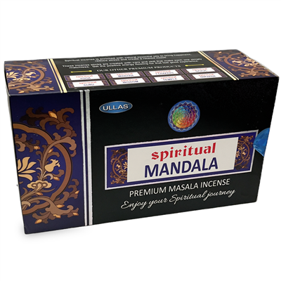 ULLAS, Spiritual Mandala, Incense Sticks (15 gm x 12)
