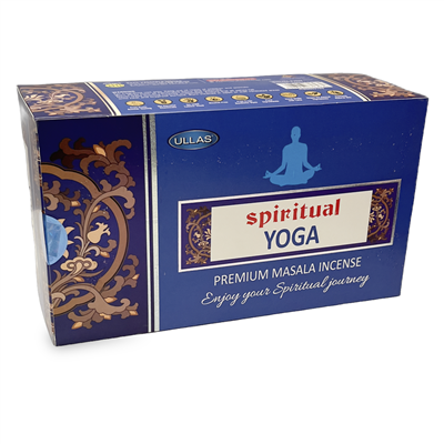 ULLAS, Spiritual Yoga, Incense Sticks (15 gm x 12)