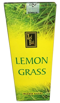 Zed Black - Lemongrass Incense Sticks (Box of 6 packs of 20 sticks)