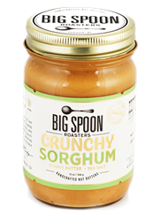 Big Spoon Crunchy Sorghum Peanut Butter ~ 13 oz