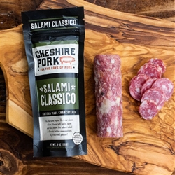 Cheshire Farms Pork Salami Classico Sausage ~ 6 oz