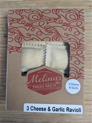 Melina's Ravioli, Three Cheese & Roasted Garlic (12 Jumbo)