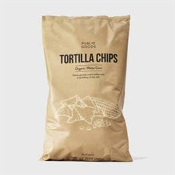 Organic White Corn Tortilla Chips ~ 13 oz