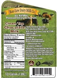 Chocolate Milk ~ 1/2 gallon