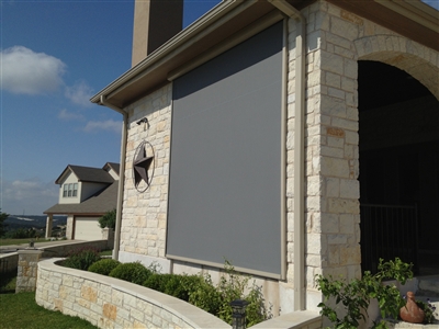 Outdoor Patio Solar "Zip" Shade