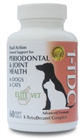 Elite Science 1-TDC Dual Action Periodontal & Joint Health for Cats & Dogs - 60 Soft Gels