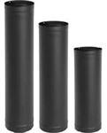 Black pipe single wall 6 inch diameter